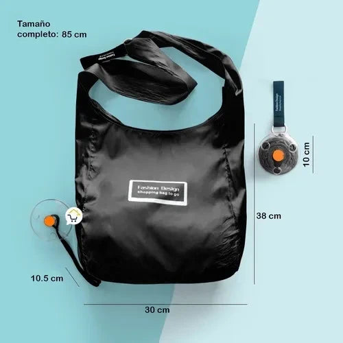 BOLSA PARA COMPRAS PLEGABLE FASHION DESIGN®️ oferta 2X1