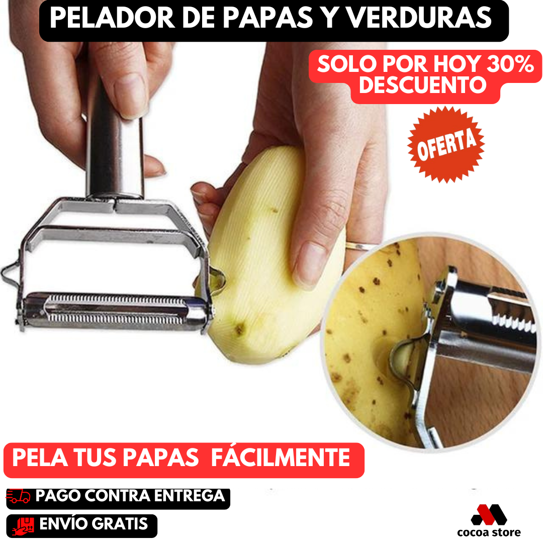 MULTIPEEL®️ PRO 4 EN 1  (Pelador y rallador)