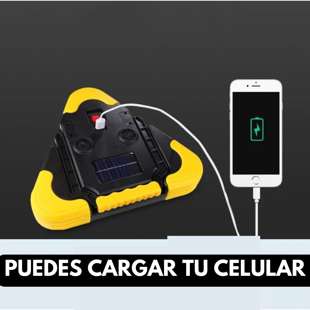 HURRYSAFE®️ PRO TRIÁNGULO DE EMERGENCIA RECARGABLE