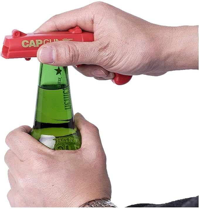 ABRE BOTELLAS CAP GUN®️  LANZADOR  DE TAPAS OFERTA 2X $68.000