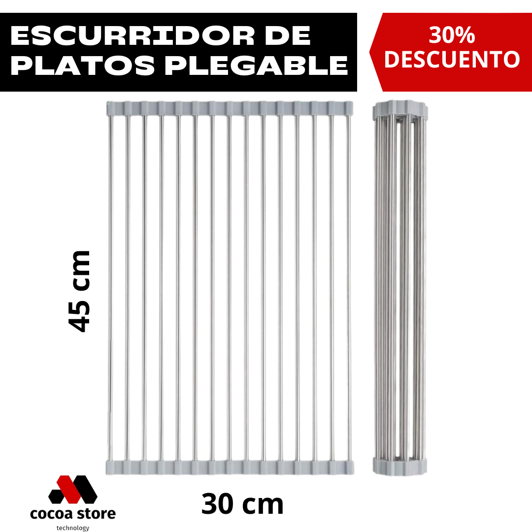 ESCURRIDOR DE PLATOS PLEGABLE